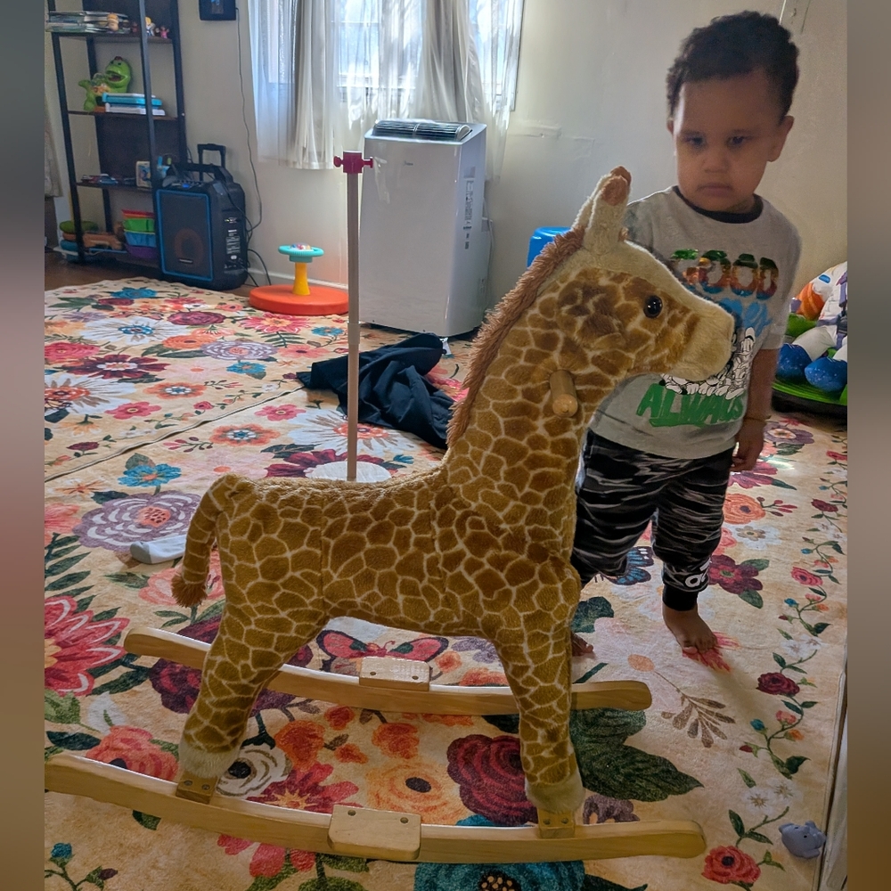 Rocking Horse - Plush Giraffe